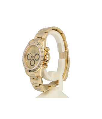Rolex Daytona  40 NEW ROLEX SERVICE - W-serial - 1995 | Zenith yellow gold champagne
