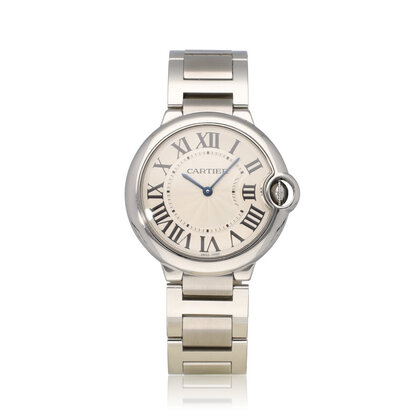 Ballon Bleu de Cartier  36 steel silver roman MM | ref. W69011Z4 |