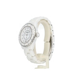 CHANEL J12 Diamond Indicators 38 factory diamond | white ceramic