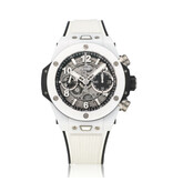 Hublot Big Bang Unico Chronograph White Ceramic 42 - 2023 box + papers | ceramic skeleton