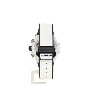 Hublot Big Bang Unico Chronograph White Ceramic 42 - 2023 box + papers | ceramic skeleton