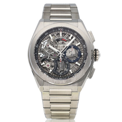 Defy  44 2022 box + papers | titanium skeleton