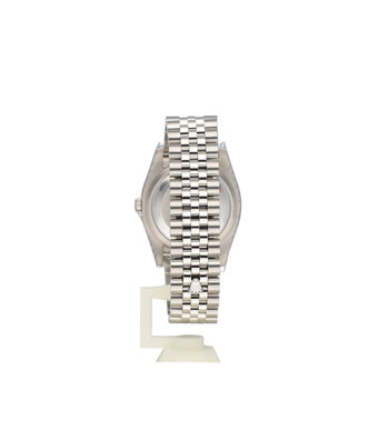 Rolex Datejust 36 NEW ROLEX SERVICE - 2008 B+P | steel silver concentric index Jubilee