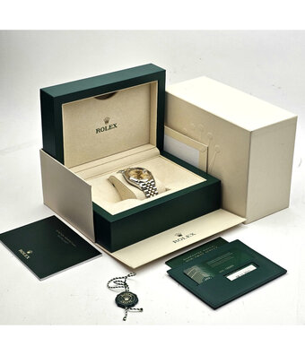 Rolex Datejust 36 2021 box + papers | steel - gold champagne Jubilee