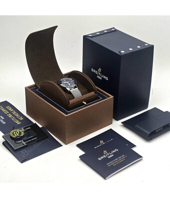 Breitling Superocean Heritage Automatic 42 NEW BREITLING SERVICE - 2019 B+P | steel blue