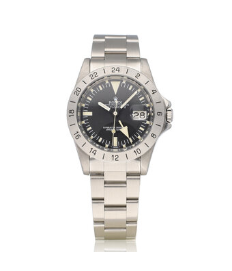 Rolex Explorer II  42 NEW ROLEX SERVICE - Albino | Freccione / McQueen - frog foot - rail dial |