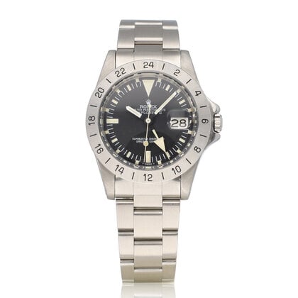 Explorer II  42 NEW ROLEX SERVICE - Albino | Freccione / McQueen - frog foot - rail dial |