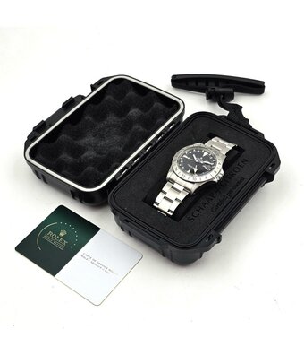 Rolex Explorer II  42 NEW ROLEX SERVICE - Albino | Freccione / McQueen - frog foot - rail dial |