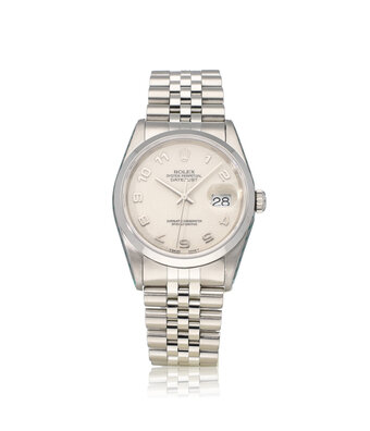 Rolex Datejust 36 NEW ROLEX SERVICE - 1997 B+P | steel ivory computer Jubilee