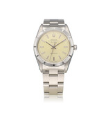 Rolex Air-king  NEW ROLEX SERVICE - 1996 | steel silver engine turned bezel