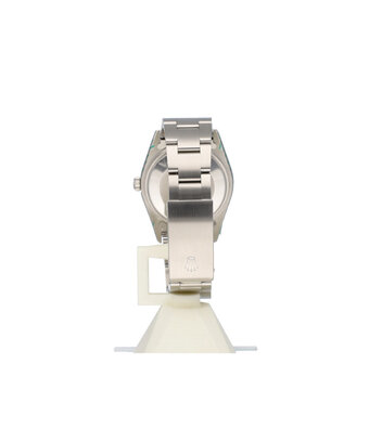 Rolex Air-king  NEW ROLEX SERVICE - 1996 | steel silver engine turned bezel