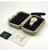 Rolex Air-king  NEW ROLEX SERVICE - 1996 | steel silver engine turned bezel