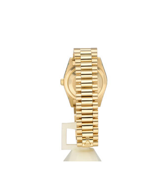 Rolex Day-Date 36 NEW ROLEX SERVICE - 2005 B+P | yellow gold President champagne diamond