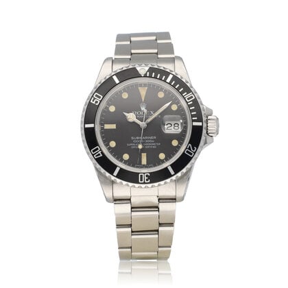 Submariner Date 40 1984 box + papers | steel black matte tritium