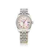 Rolex Datejust 31 NEW ROLEX SERVICE - 2005 | steel MOP - pearl roman carousel - myriad Jubilee