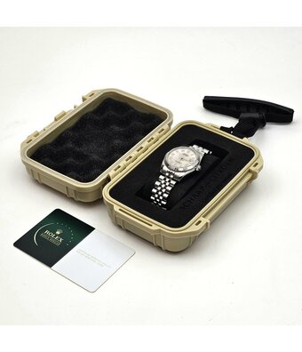 Rolex Datejust 31 NEW ROLEX SERVICE - 2005 | steel MOP - pearl roman carousel - myriad Jubilee
