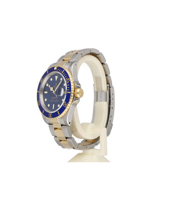Rolex Submariner Date 40 steel - yellow gold blue - bluesy - E-serial - 1990