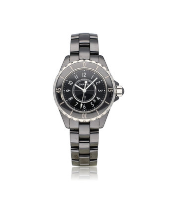 CHANEL J12 Black Classic 33 - 2020 box + papers | ceramic black