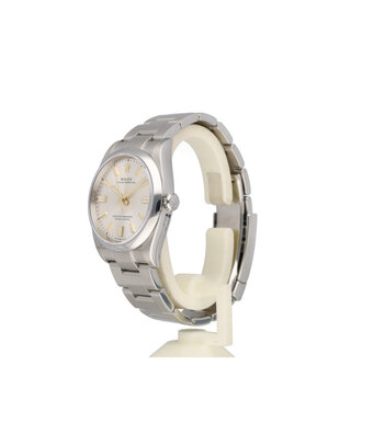 Rolex Oyster Perpetual 36 NEW ROLEX SERVICE - 2020 box + papers | silver - gold domed Oyster