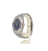Rolex Datejust 41 NEW ROLEX SERVICE - 2021 B+P | steel - white gold blue diamond Oyster