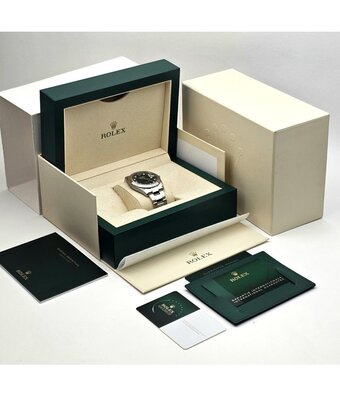 Rolex Datejust 41 NEW ROLEX SERVICE - 2021 B+P | steel - white gold blue diamond Oyster