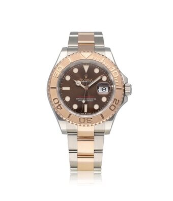 Rolex Yacht-master 40 steel - rose gold choco - brown Oyster 2020 box + papers