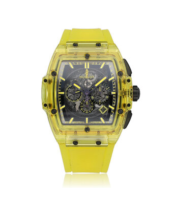 Hublot Spirit of Big Bang  45 - 2023 box + papers | sapphire yellow skeleton