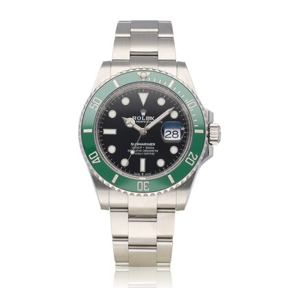 Submariner Date 41 steel Green - Kermit - Cermit - Starbucks 2021 box + papers