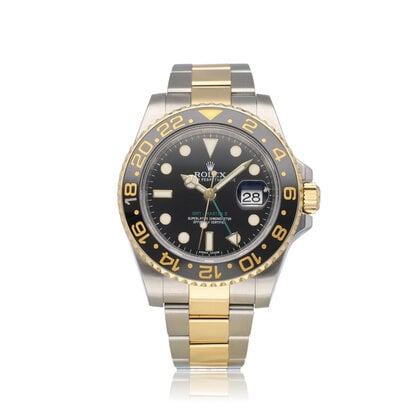 GMT-Master II 40 NEW ROLEX SERVICE - 2013 B+P | steel - yellow gold ceramic black
