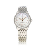 Breitling Navitimer Automatic 35 steel MOP diamond 2018 box + papers