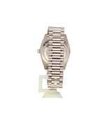 Rolex Day-Date 40 NEW ROLEX SERVICE - 2018 + papers | white gold President green / olive / money