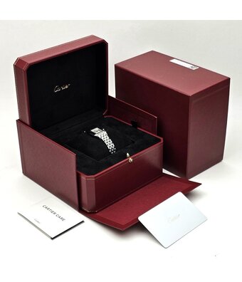 Cartier Panthère de Cartier  SM - 2024 box + papers | steel - white roman SM - small | ref. 4177