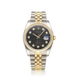 Rolex Datejust 36 - 2013 + papers | steel - yellow gold black Jubilee - computer