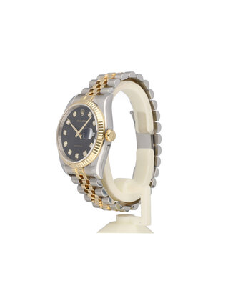 Rolex Datejust 36 - 2013 + papers | steel - yellow gold black Jubilee - computer