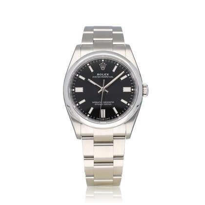 Oyster Perpetual 36 -2024 box + papers | steel black domed Oyster