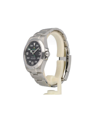 Rolex Air-king 40 steel black domed Oyster 2022 box + papers