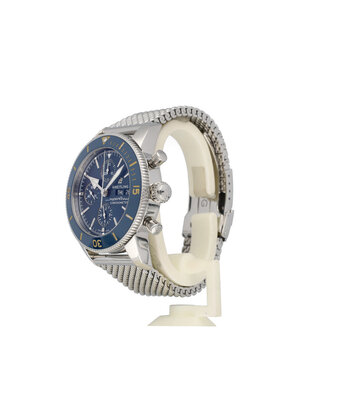 Breitling Superocean Heritage Chronograph 44 NEW BREITLING SERVICE | steel blue chronograph date