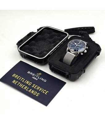 Breitling Superocean Heritage Chronograph 44 NEW BREITLING SERVICE | steel blue chronograph date