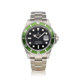 Rolex Submariner Date 40 NEW - 2010 box + papers | Kermit - Green - Oyster - STICKERED