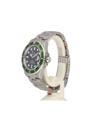 Rolex Submariner Date 40 NEW - 2010 box + papers | Kermit - Green - Oyster - STICKERED