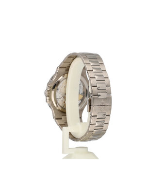 Patek Philippe Nautilus Perpetual Calendar 40 2019 winder + papers | white gold blue moonphase