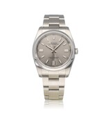 Rolex Oyster Perpetual 36 NEW ROLEX SERVICE - 2016 B+P | steel silver - grey - slate domed Oyste