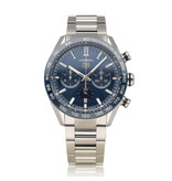 TAG Heuer Carrera Chronograph 44 - 2025 box + papers | steel blue