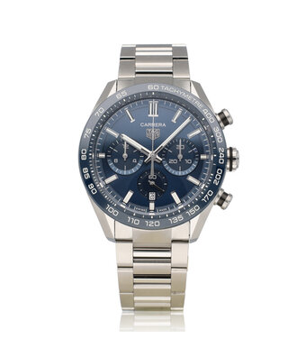 TAG Heuer Carrera Chronograph 44 - 2025 box + papers | steel blue