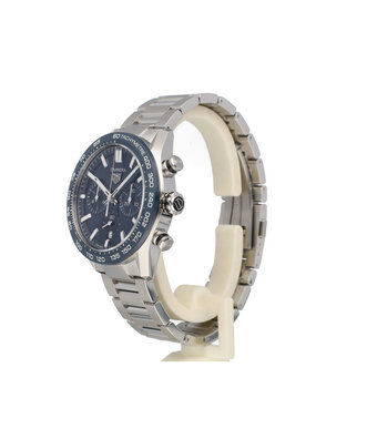 TAG Heuer Carrera Chronograph 44 - 2025 box + papers | steel blue