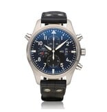 IWC Pilot's Watch Double Chronograph 46 NEW IWC STRAP - 2015 box + papers | steel black day -