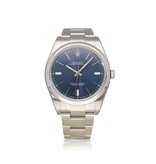 Rolex Oyster Perpetual 39 NEW ROLEX SERVICE | steel blue / green Oyster