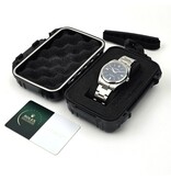 Rolex Oyster Perpetual 39 NEW ROLEX SERVICE | steel blue / green Oyster