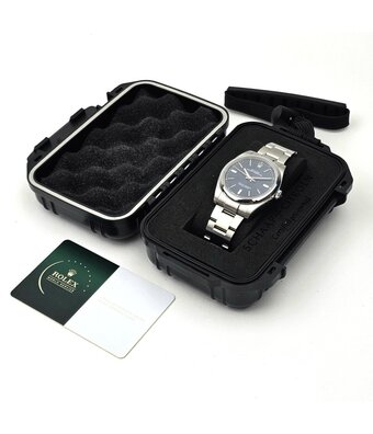 Rolex Oyster Perpetual 39 NEW ROLEX SERVICE | steel blue / green Oyster