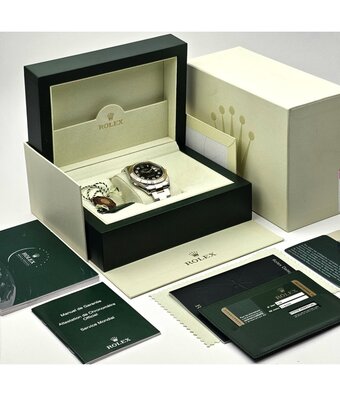 Rolex Datejust II 41 NEW ROLEX CPO SERVICE - 2010 box + papers | steel - gold black arabic Oyste